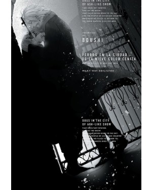 PERROS EN LA CIUDAD DE LA NIEVE COLOR CENIZA