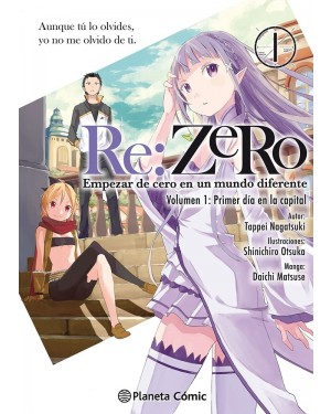 RE:ZERO EMPEZAR DE CERO EN UN MUNDO DIFERENTE VOLUMEN 01:  PRIMER D&Iacute;A EN LA CAPITAL (MANGA - pack de 2 tomos)